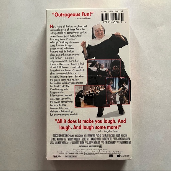 Vintage VHS Sister Act - Picture 2 of 3